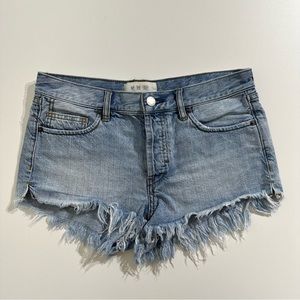 Free People Distressed Shorts size 26